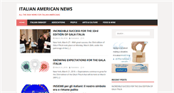 Desktop Screenshot of italianamericansnews.com