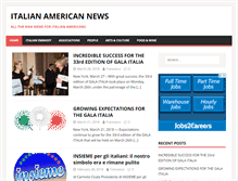 Tablet Screenshot of italianamericansnews.com